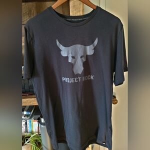 Under Armour Project Rock Black Tee